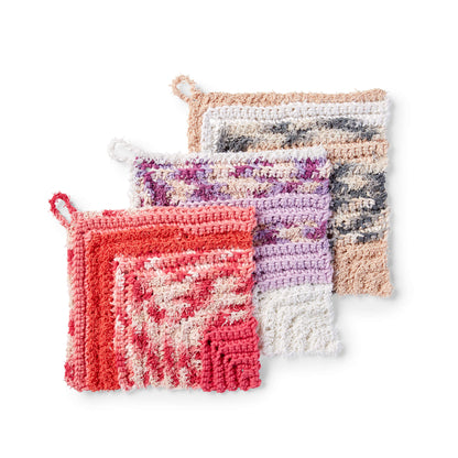 Lily Sugar'n Cream Scrubbing Miter Crochet Dishcloth Single Size