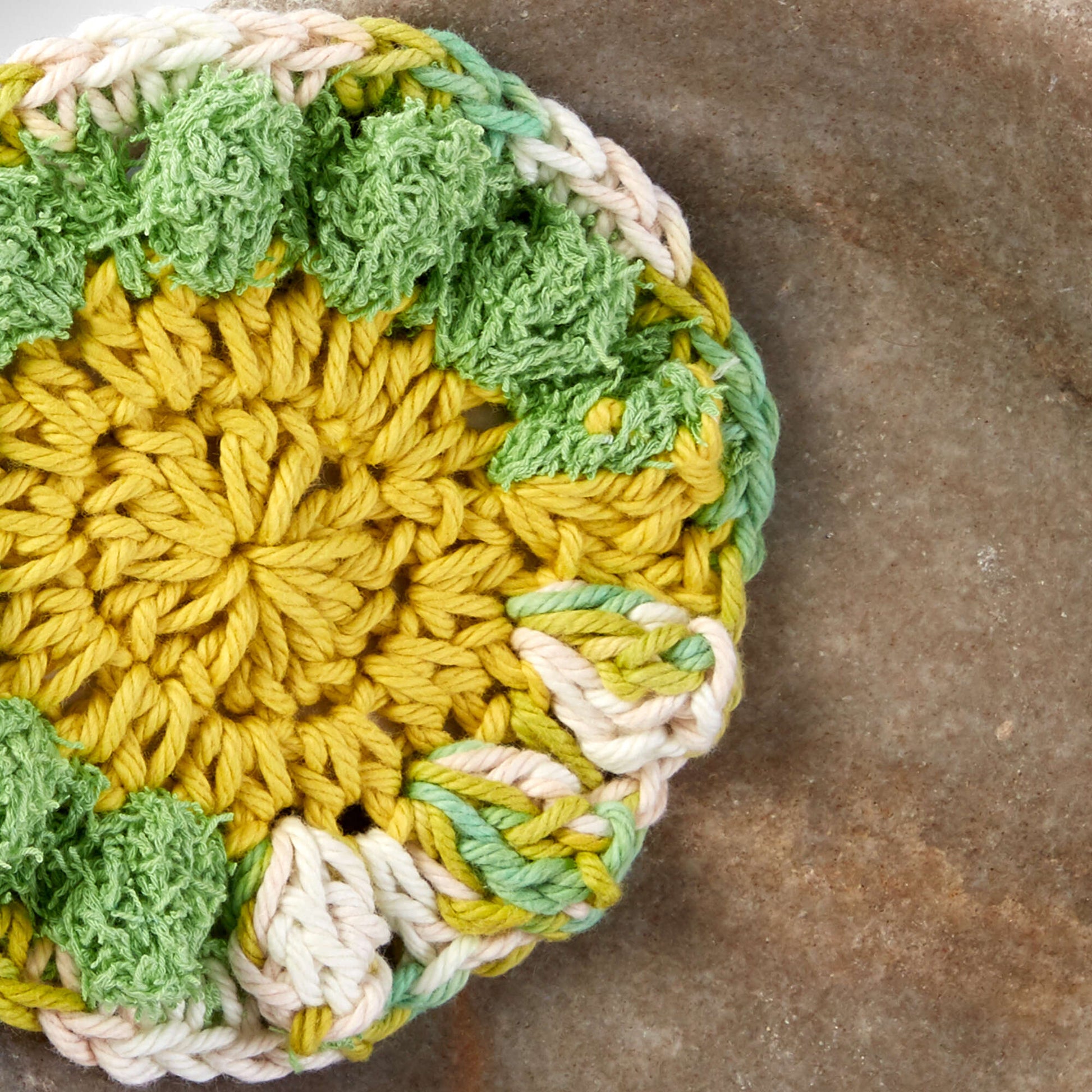 Free Lily Sugar'n Cream Bobble Crochet Scrubber Pattern