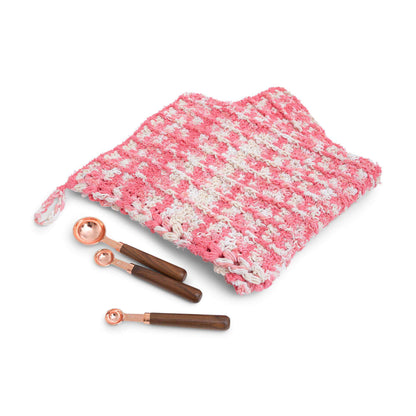 Lily Sugar'n Cream Crochet Textured Lines Towel Single Size