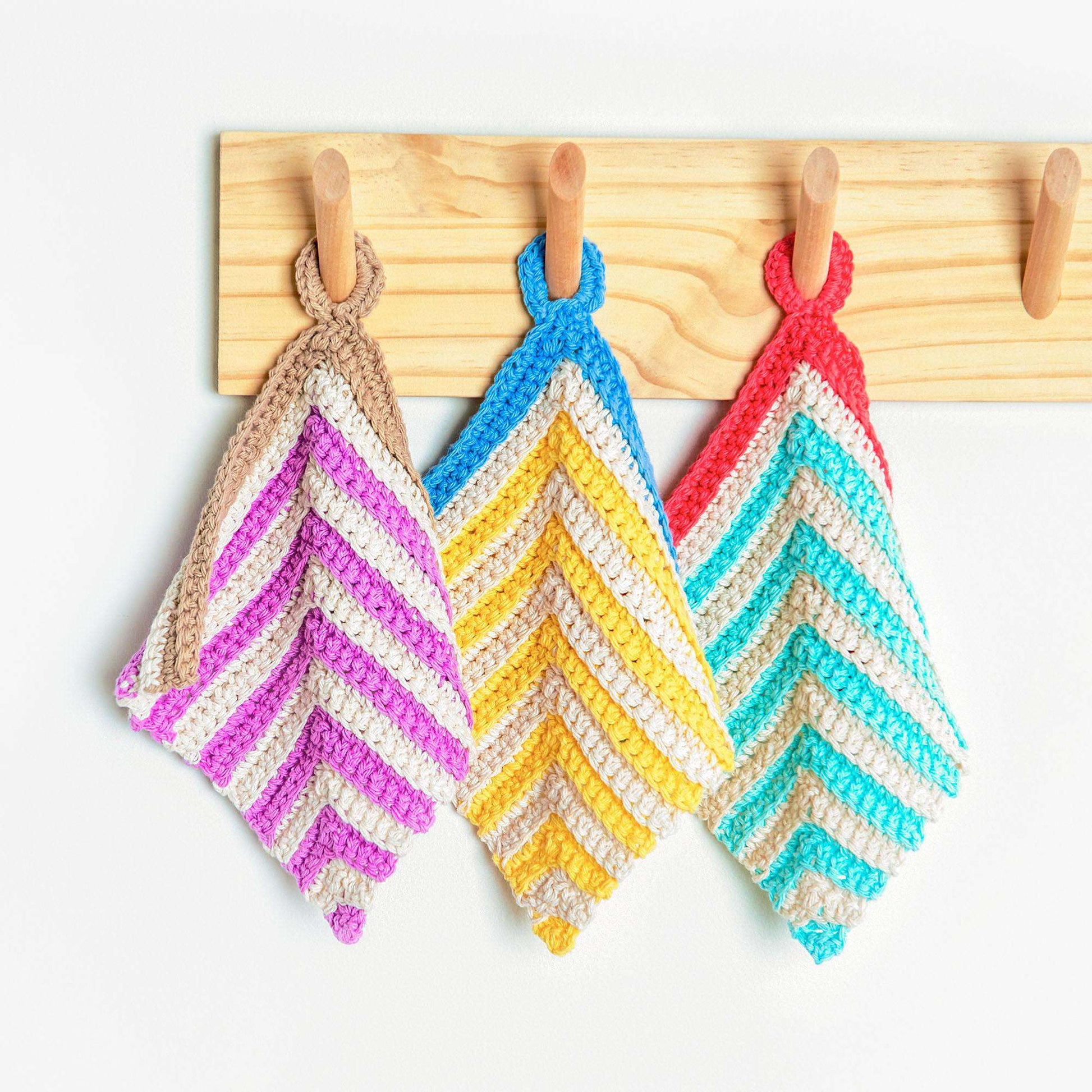 Free Lily Crochet Right Stripe Dishcloth Pattern