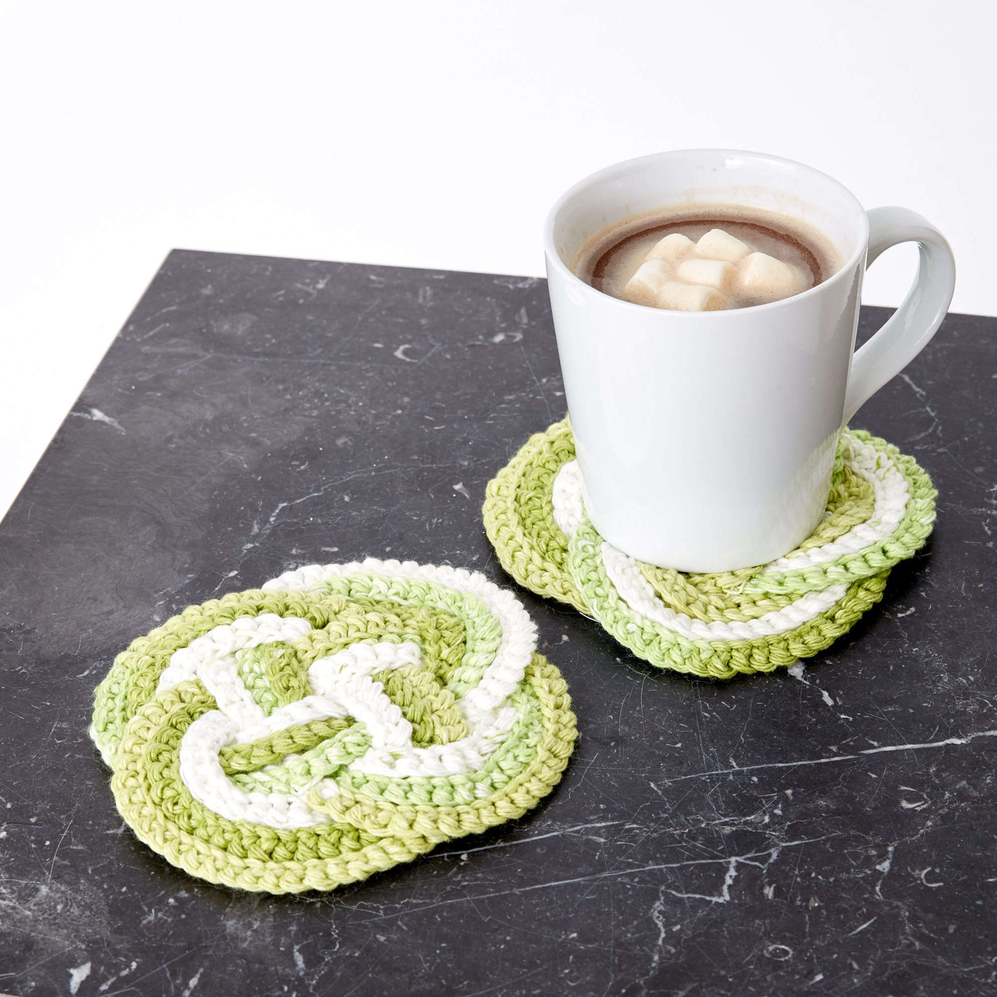 Free Lily Sugar'n Cream Crochet Knot Coaster Pattern
