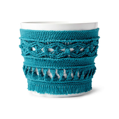 Lily Sugar'n Cream Large Potted Plant Crochet Cozy Single Size