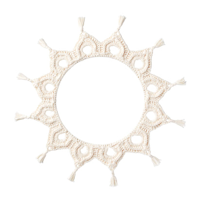 Lily Sugar'n Cream Crochet Mock-Rame Wreath Single Size