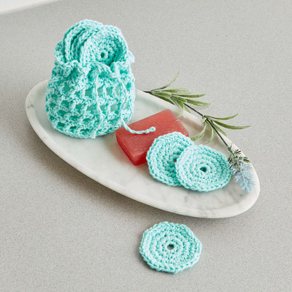 Lily Sugar'n Cream Crochet Face Scrubbie Set Single Size