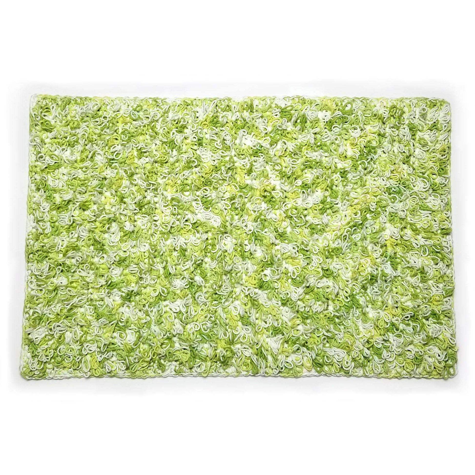 Free Lily Sugar'n Cream Loop Stitch Lawn Rug by Moogly Pattern