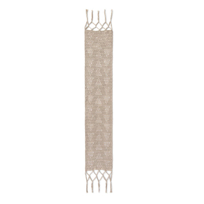 Lily Geo Filet Crochet Table Runner Single Size