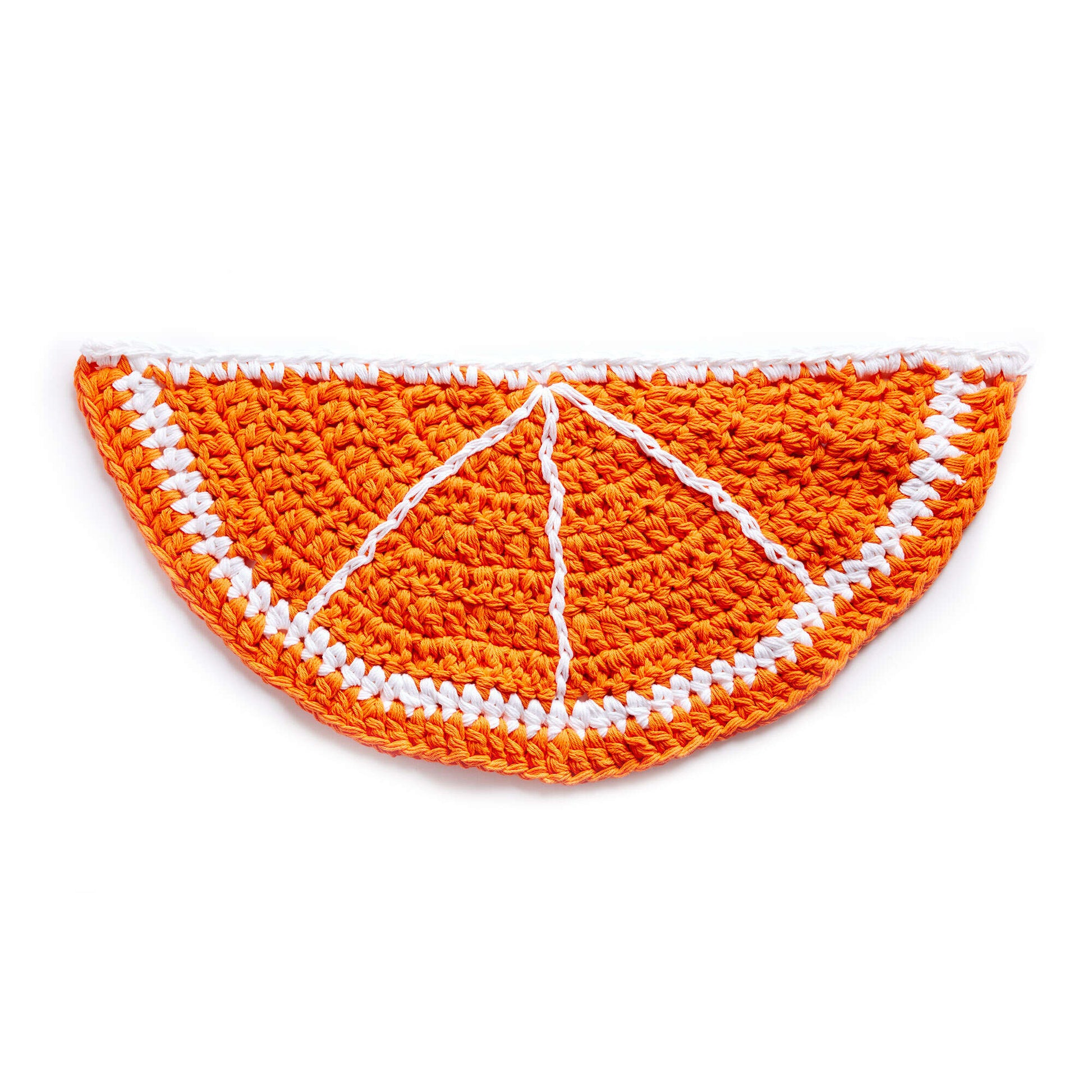 Lily Sugar'n Cream Citrus Slice Crochet Rug Single Size