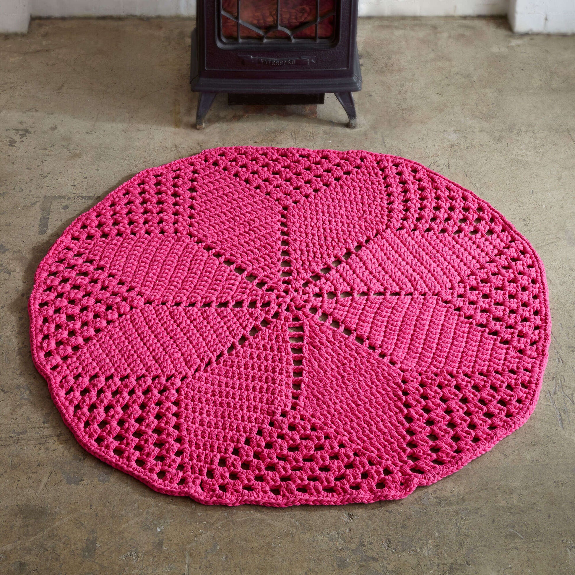 Free Easy Lily Sugar'n Cream Diamond Daisy Rug Crochet Pattern ...