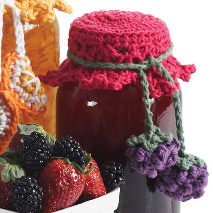 Lily Sugar'n Cream Canning Jar Toppers Crochet Version 1
