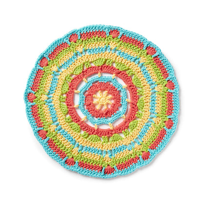 Lily Sugar'n Cream Colorful Crochet Chargers Single Size