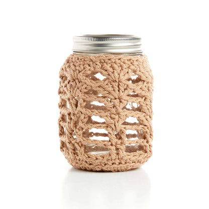 Lily Sugar'n Cream Lacy Crochet Vases Version 1