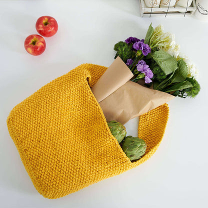 Lily Seed Stitch Knit Tote Single Size