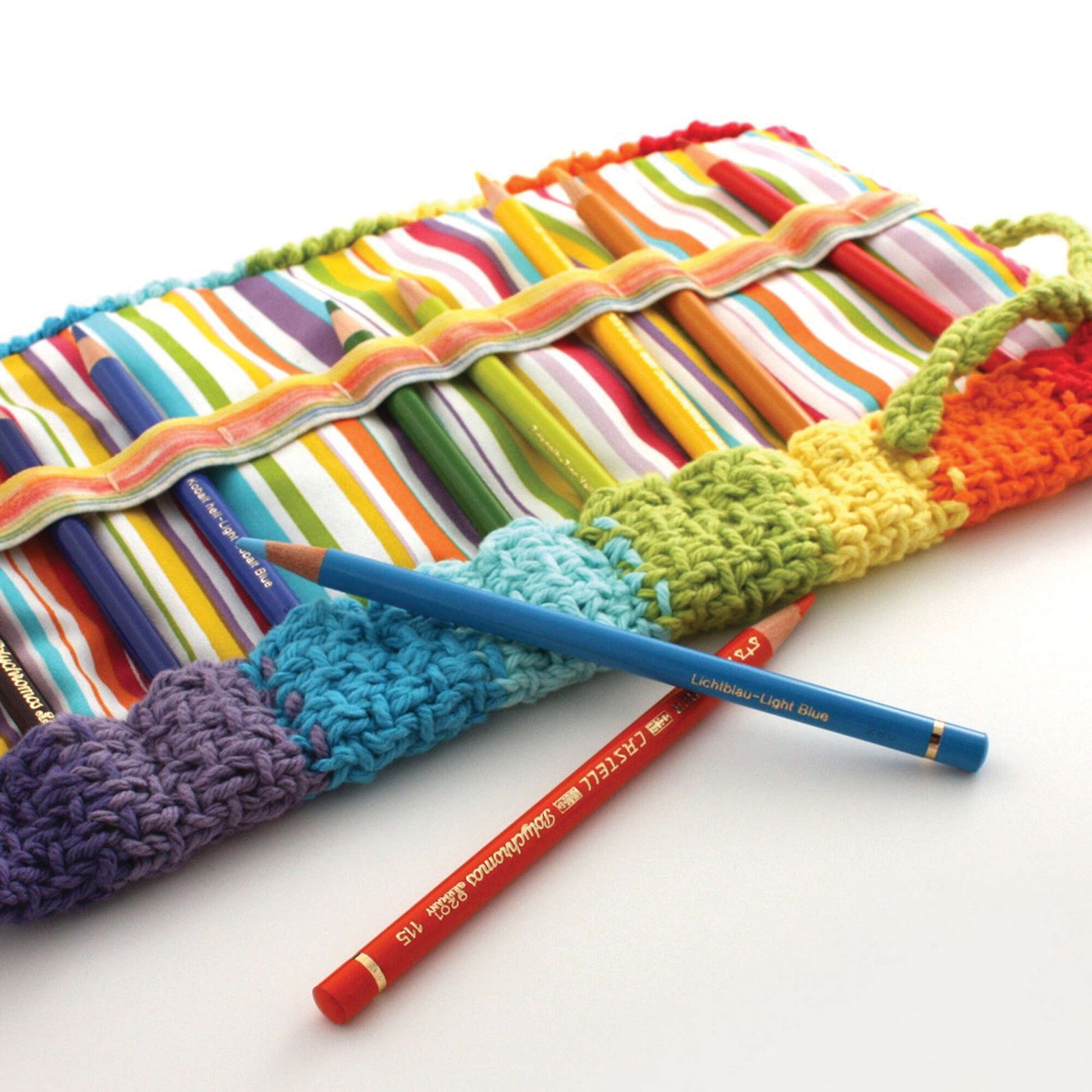 Free Lily Sugar'n Cream Bright Pencil Case Knit Pattern