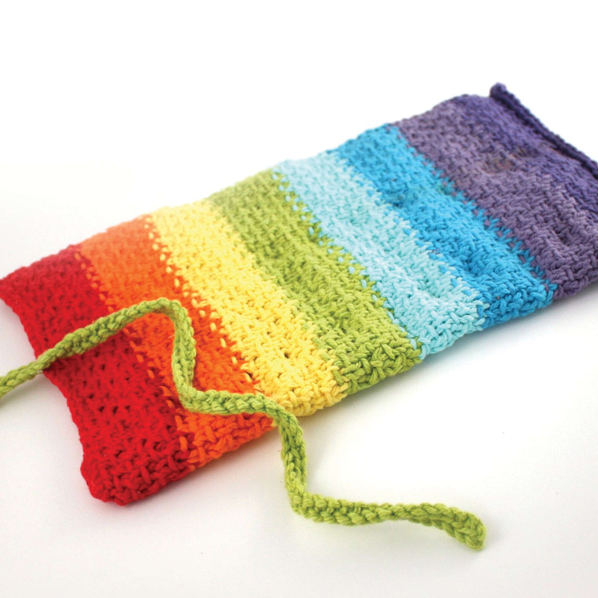 Knit Pencil Case with buttons - a beginning knit tutorial