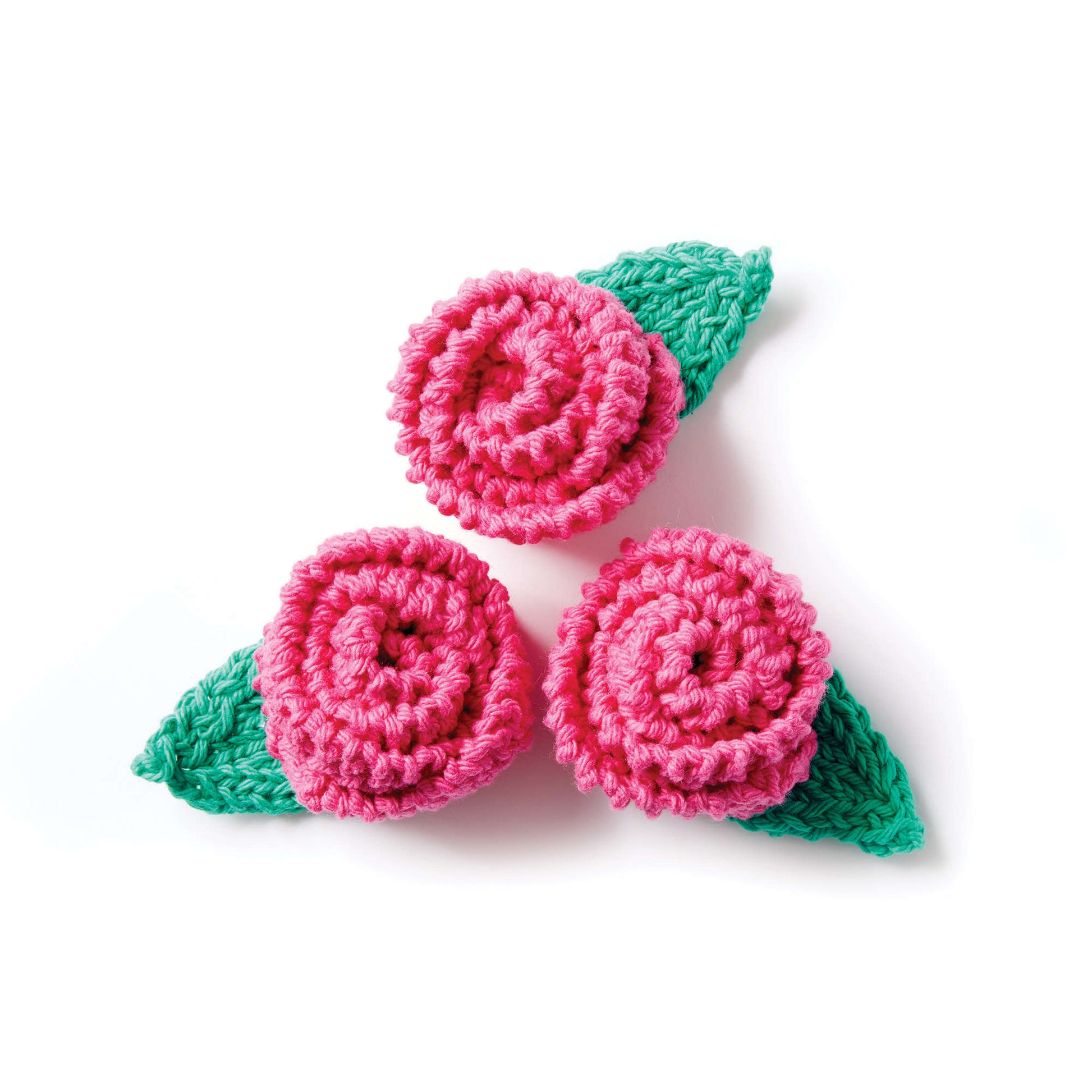 Free Lily Sugar'n Cream Fabulous Floral Knit Fridgies Pattern