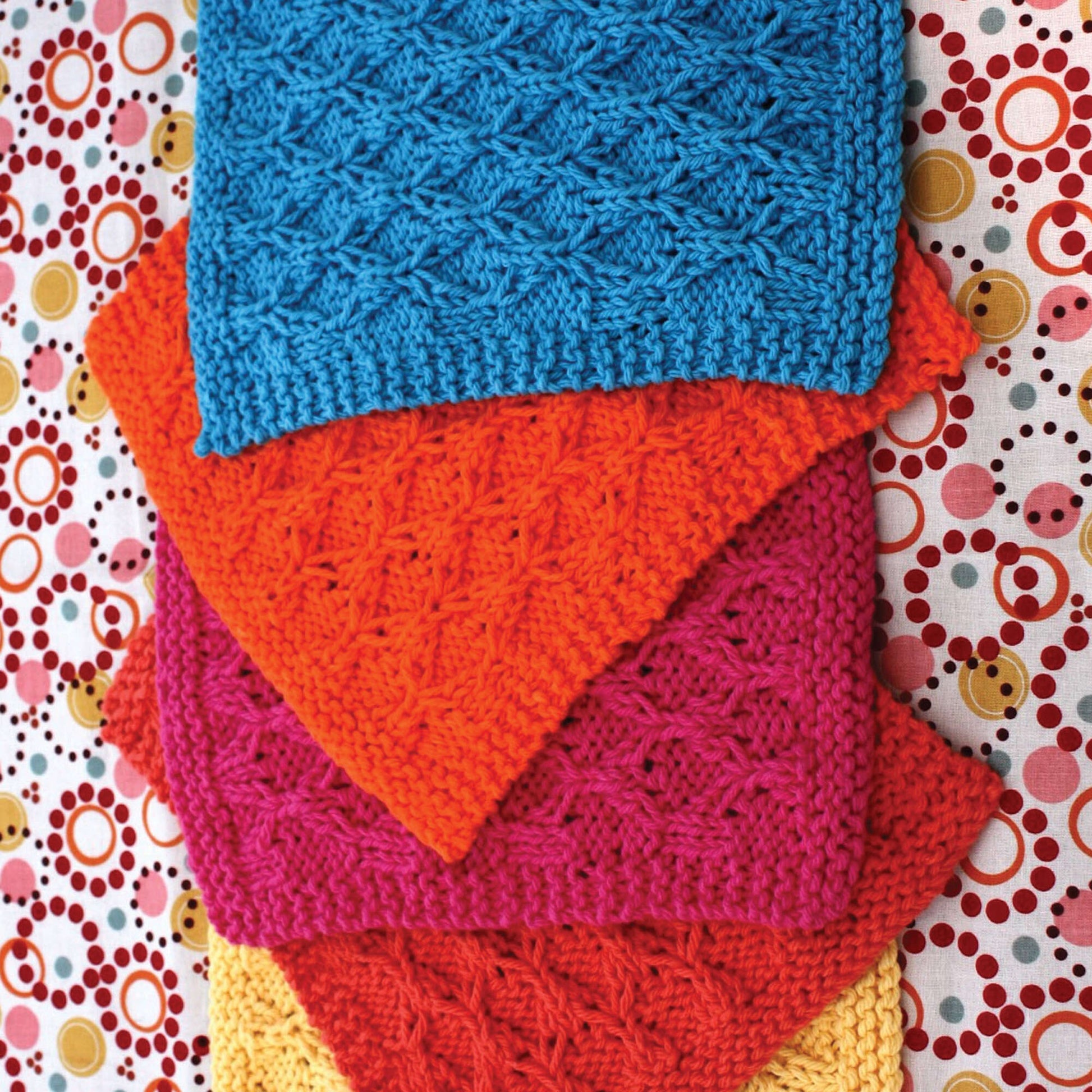 Free Lily Sugar'n Cream Honeycomb Check Dishcloth Knit Pattern