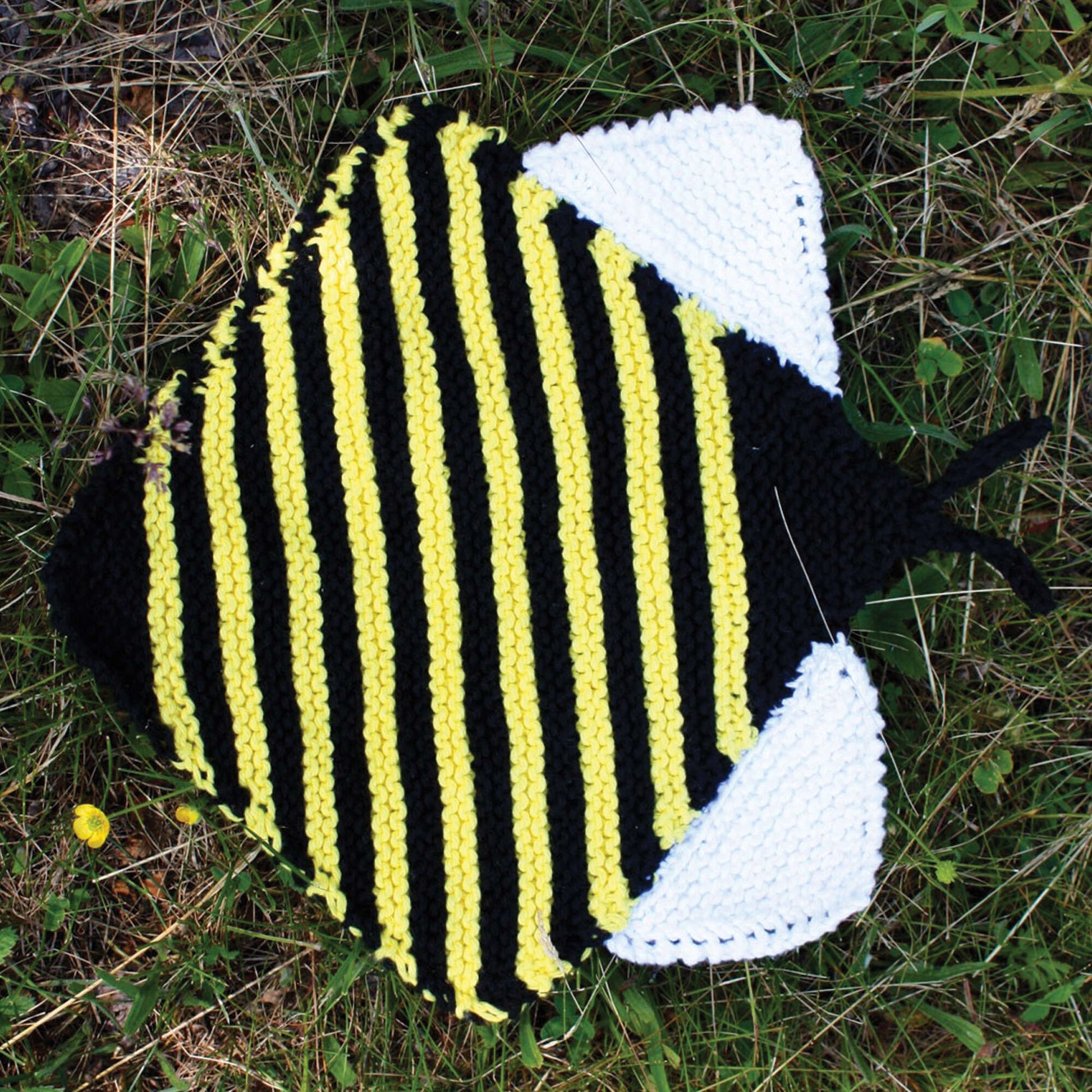 Free Lily Sugar'n Cream Bee Dishcloth Knit Pattern