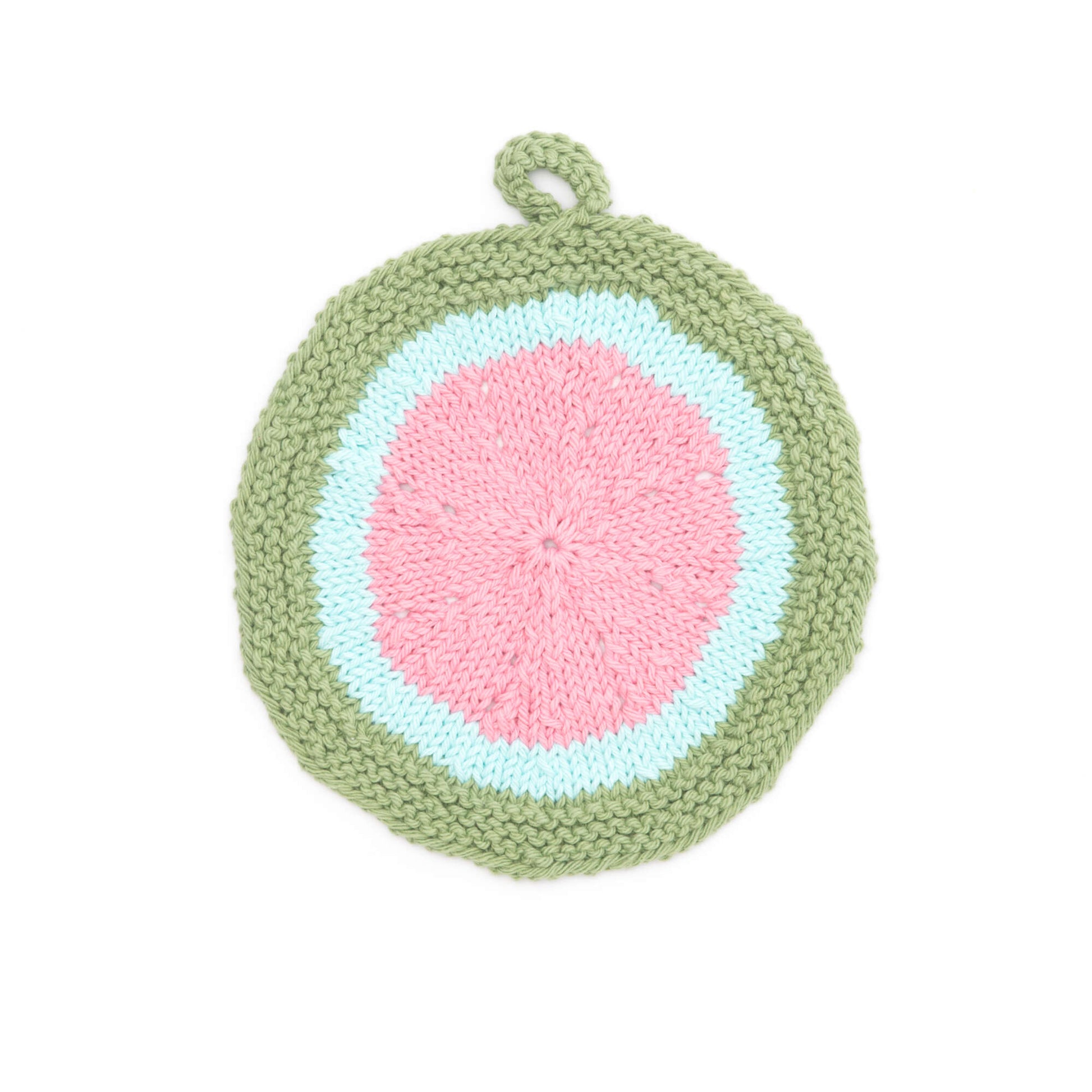 Free Lily Sugar'n Cream Melon Slice Dishcloth Knit Pattern