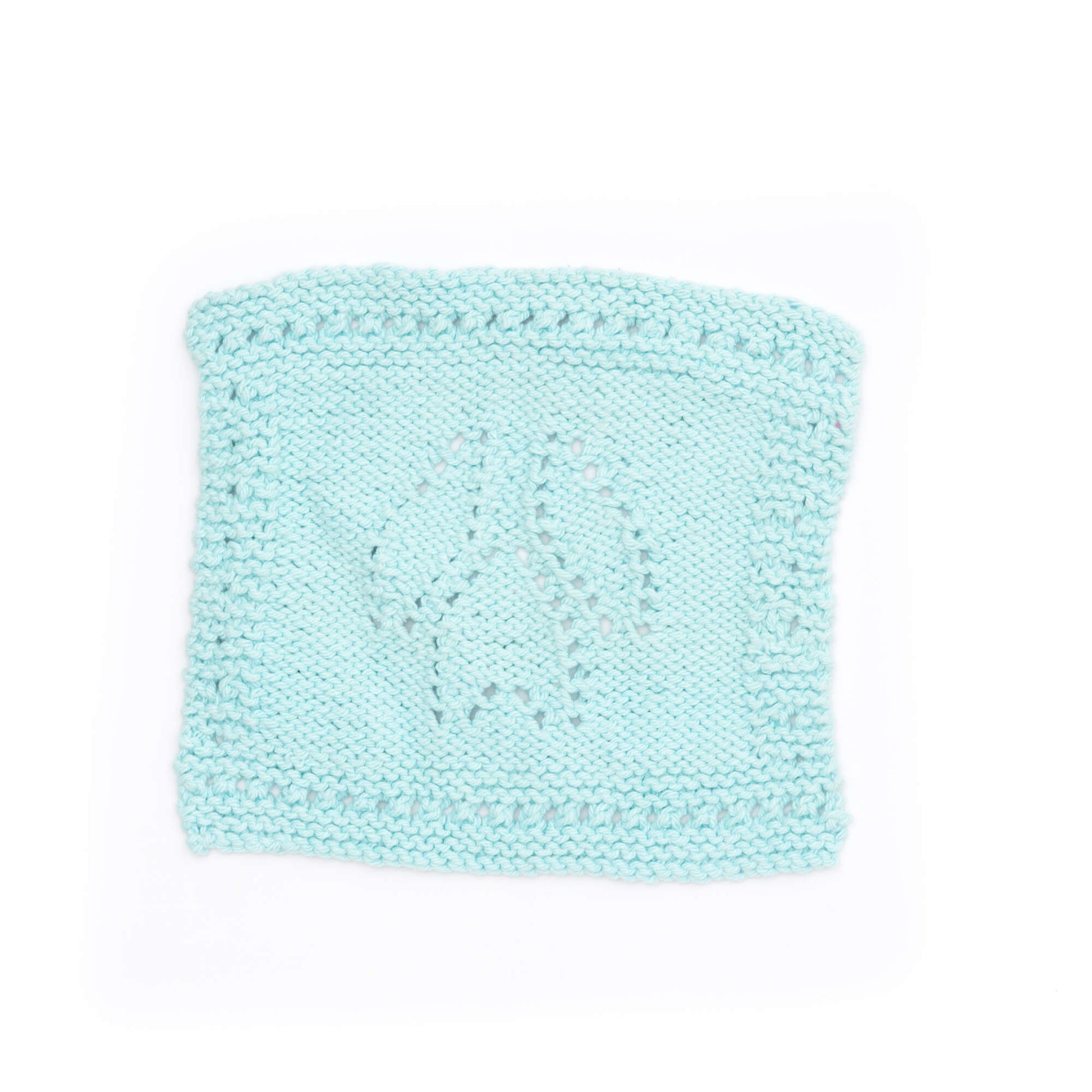 Free Lily Sugar'n Cream Spring Tulip Dishcloth Knit Pattern