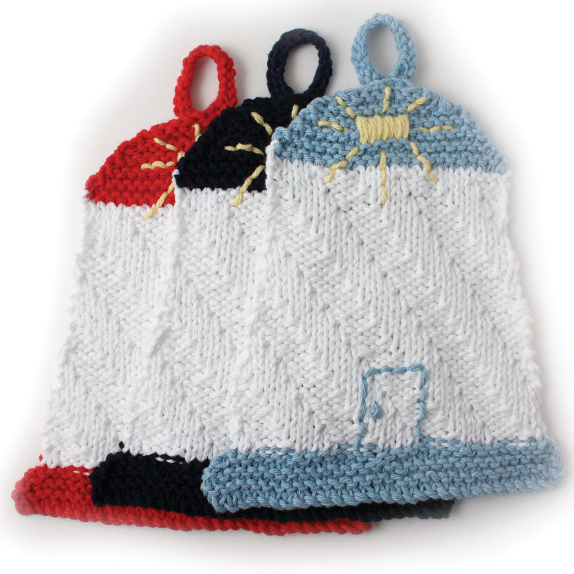 Free Lily Sugar'n Cream Lighthouse Dishcloth Knit Pattern