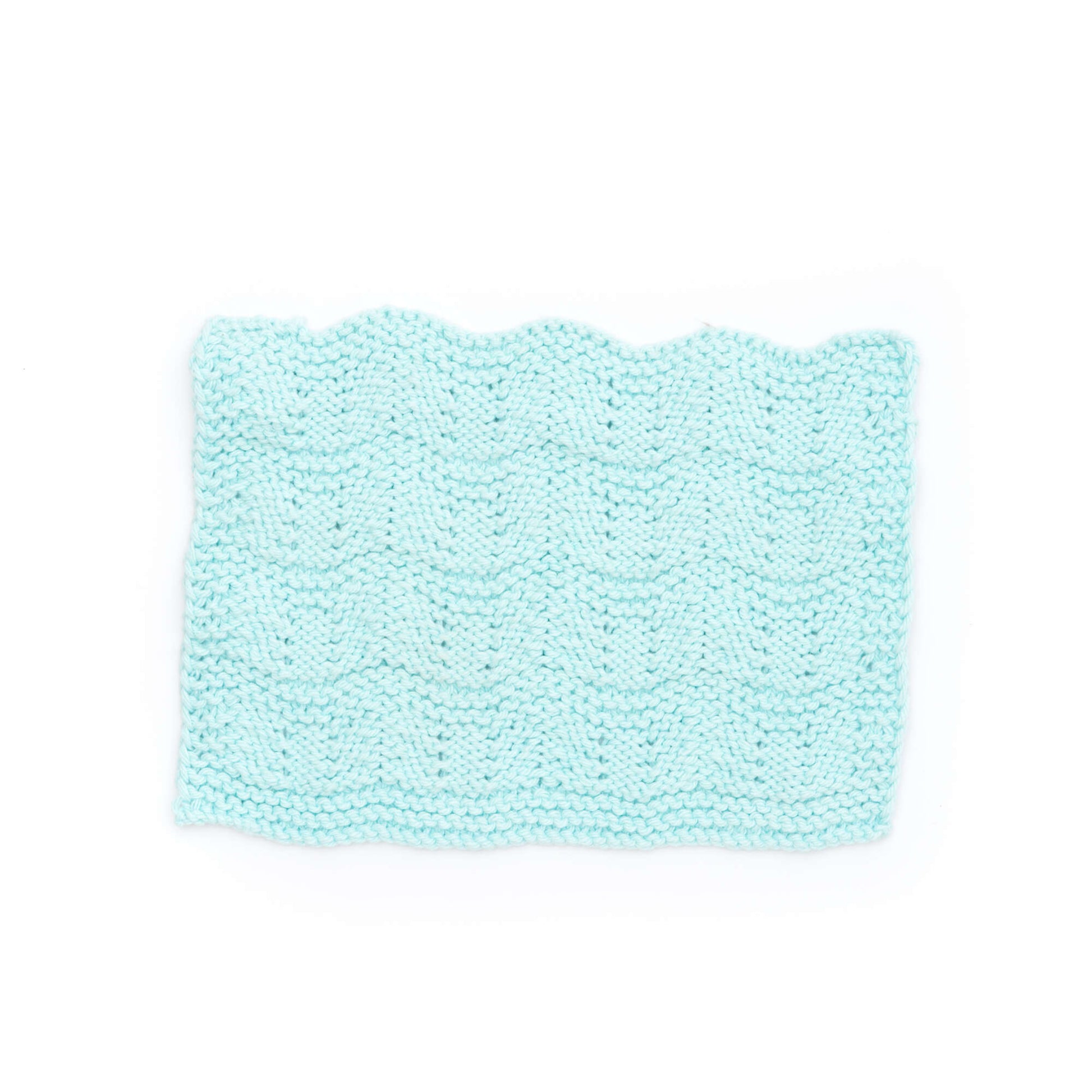 Free Lily Sugar'n Cream Ripple Stitch Dishcloth Knit Pattern