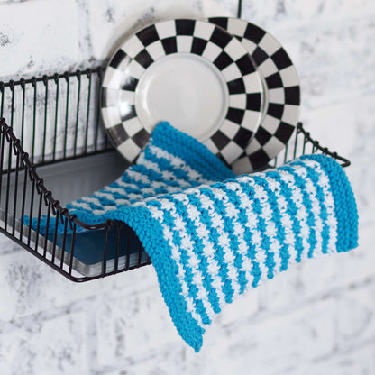 Lily Sugar'n Cream Striped Star Stitch Dishcloth Single Size