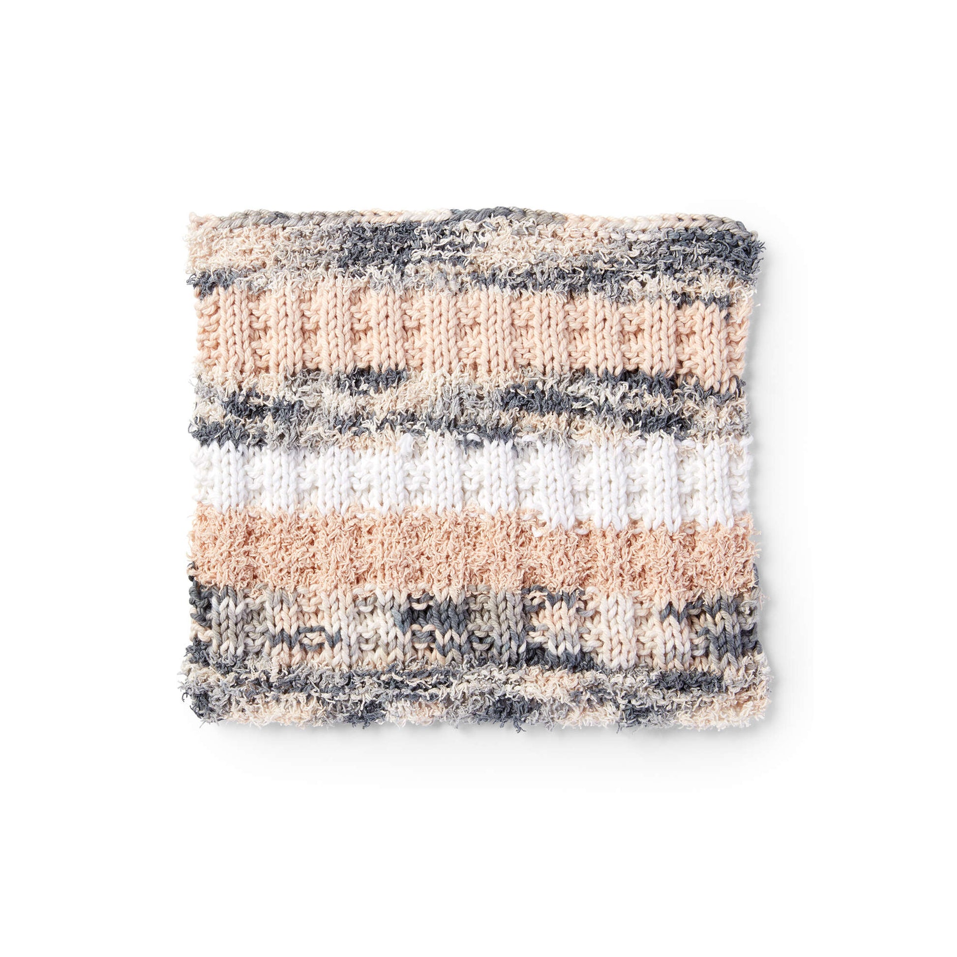 Free Lily Sugar'n Cream Scrubbing Stripes Knit Dishcloth Pattern