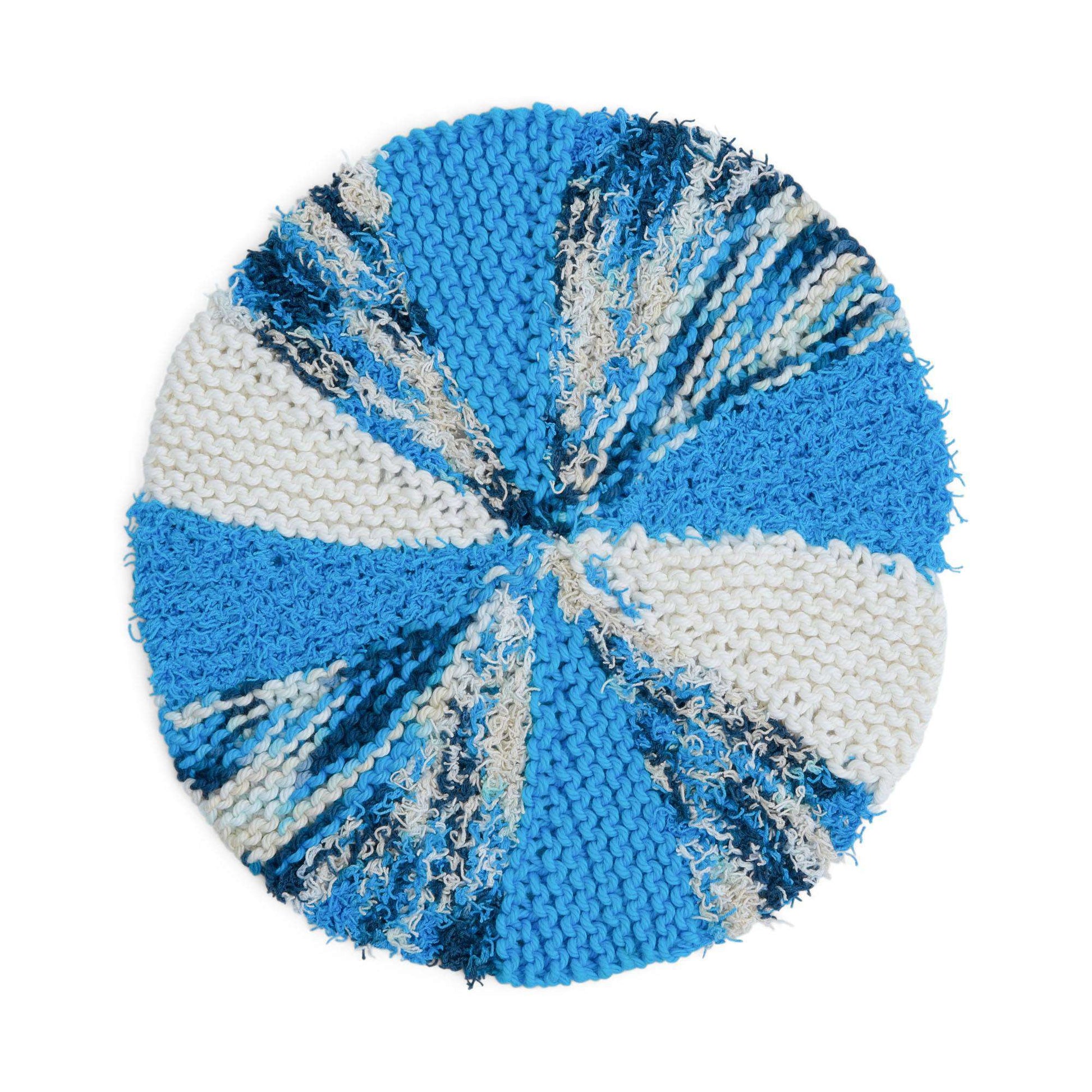 Free Lily Sugar'n Cream Knit Beach Ball Dishcloth Pattern