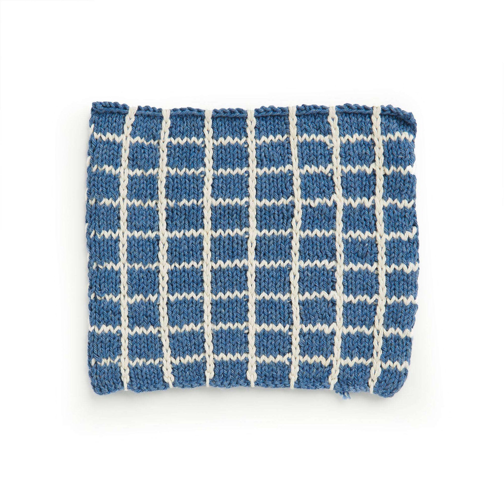 Free Lily Gridlock Knit Dishcloth Pattern