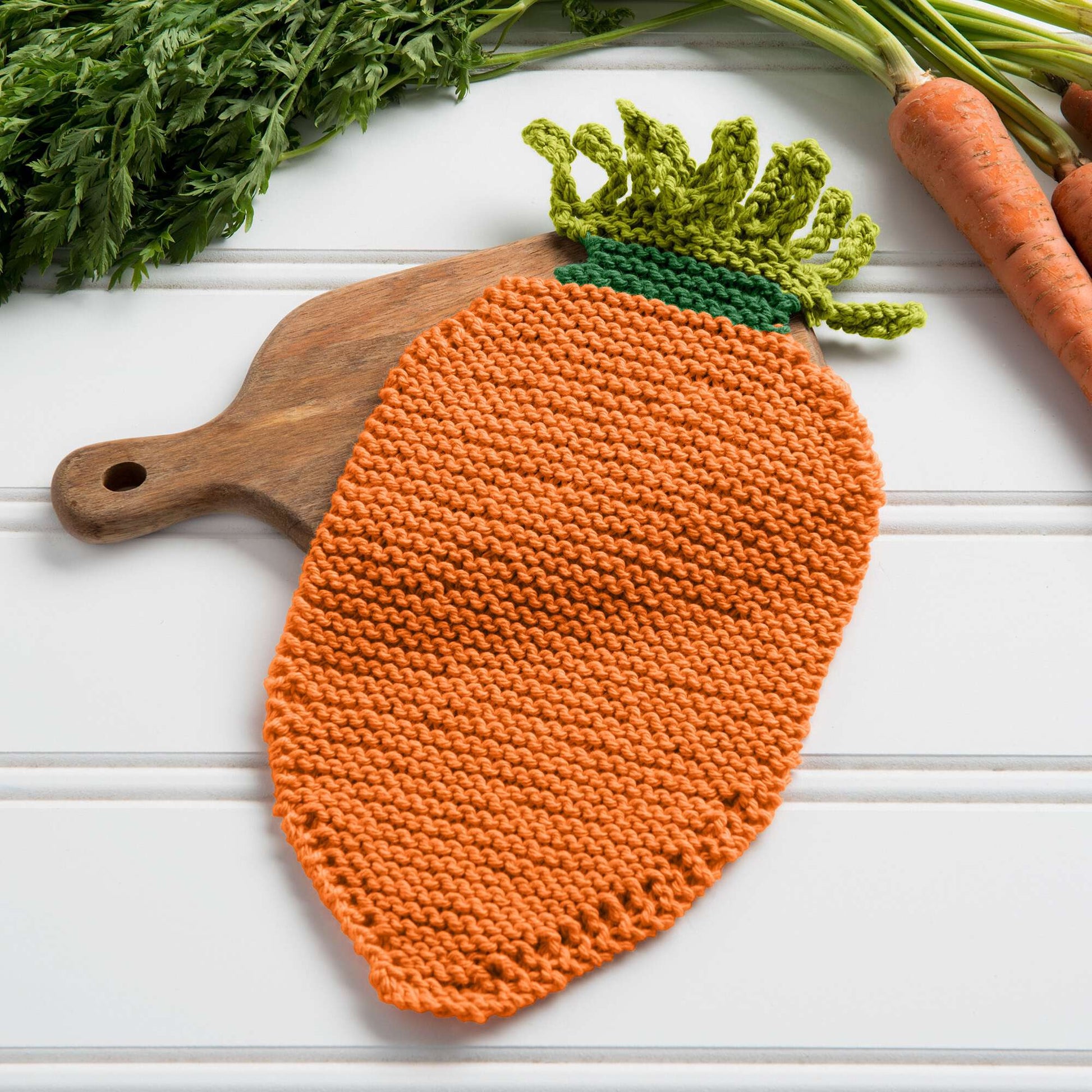 Free Lily Sugar'n Cream 24 Carrot Knit Dishcloth Pattern
