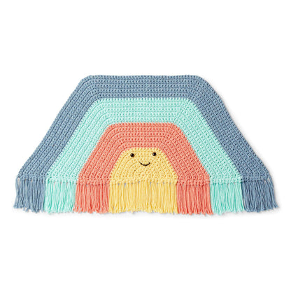Lily Sugar'n Cream Crochet Rainbow Tunnel Wall Hanging Single Size