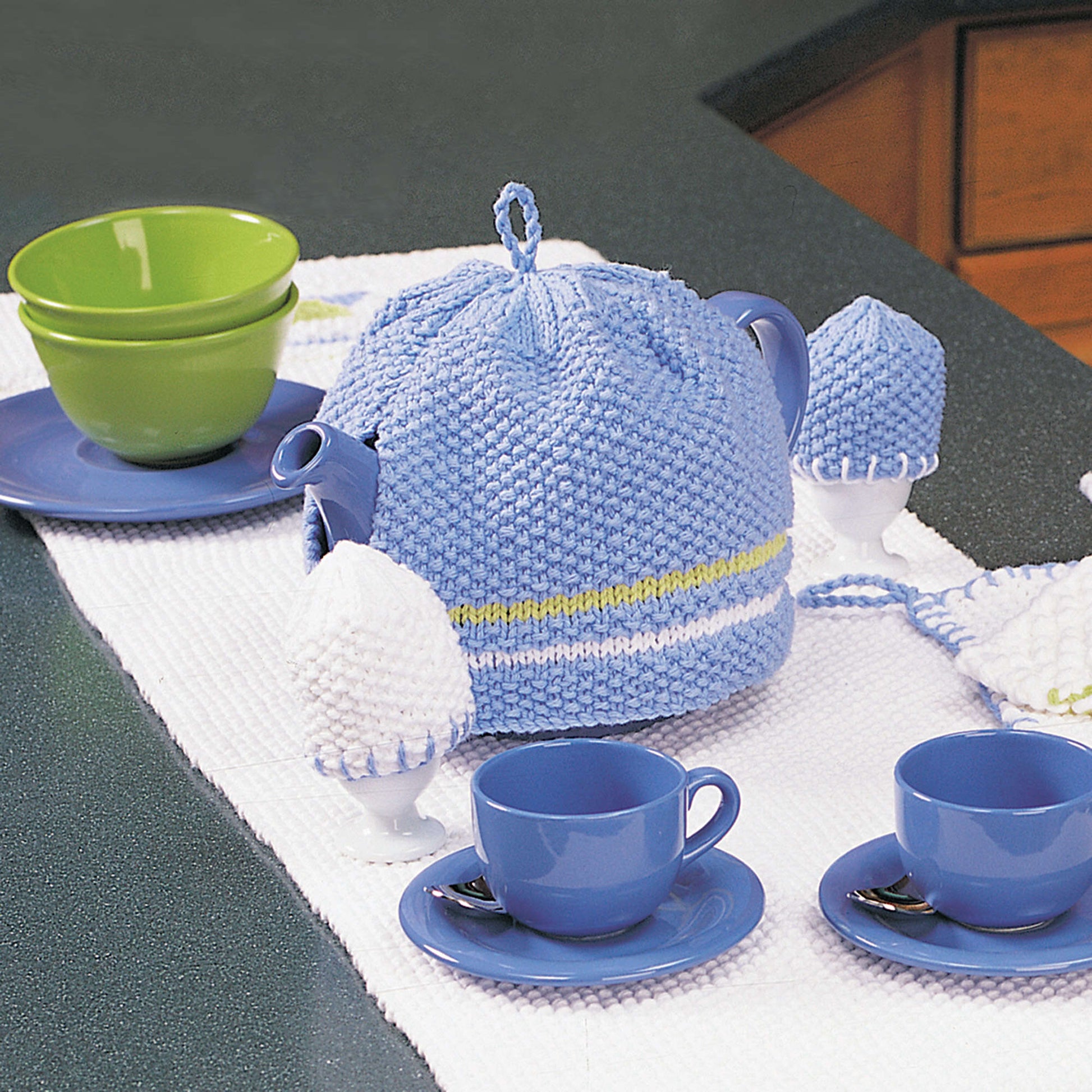 Free Lily Sugar'n Cream Tea Cozy and Egg Cozy Knit Pattern
