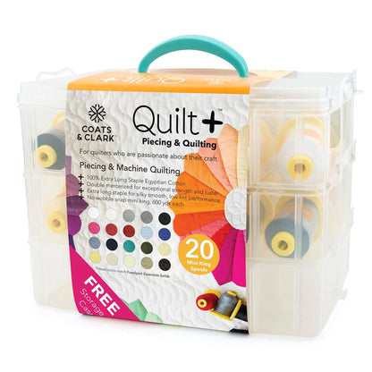 Coats & Clark Quilt + Piecing & Quilting Thread with Storage Box - Discontinued Items Coats & Clark Quilt + Piecing & Quilting Thread with Storage Box - Discontinued Items