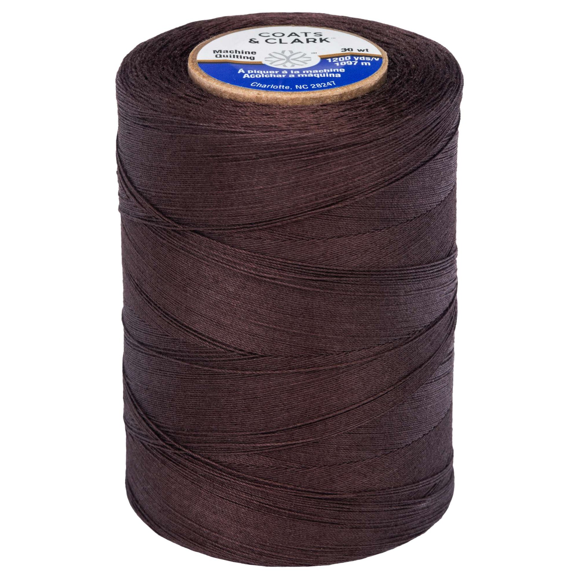 Coats & Clark Cotton Machine Quilting Thread (1200 Yards) Chona Brown