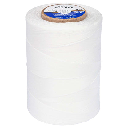 Coats & Clark Cotton Machine Quilting Thread (1200 Yards) Winter White