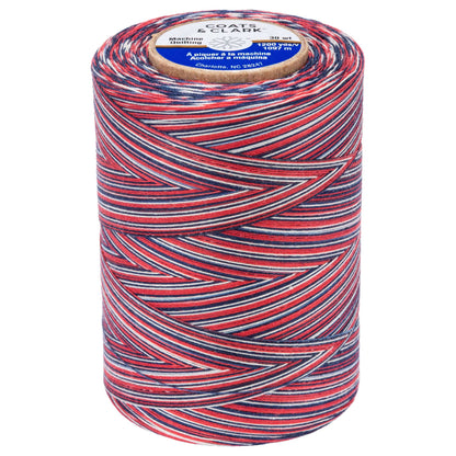 Coats & Clark Cotton Machine Quilting Multicolor Thread (1200 Yards) Americana