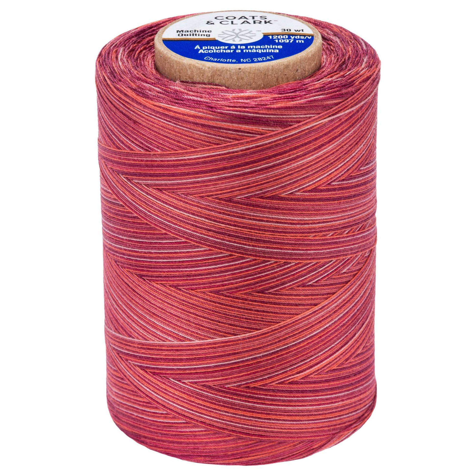 Coats & Clark Cotton Machine Quilting Multicolor Thread (1200 Yards) Bowl Of Cherries