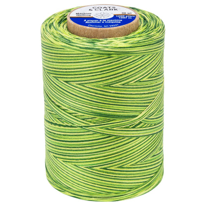 Coats & Clark Cotton Machine Quilting Multicolor Thread (1200 Yards) Spring Greens