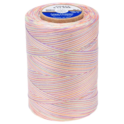Coats & Clark Cotton Machine Quilting Multicolor Thread (1200 Yards) Sherbet