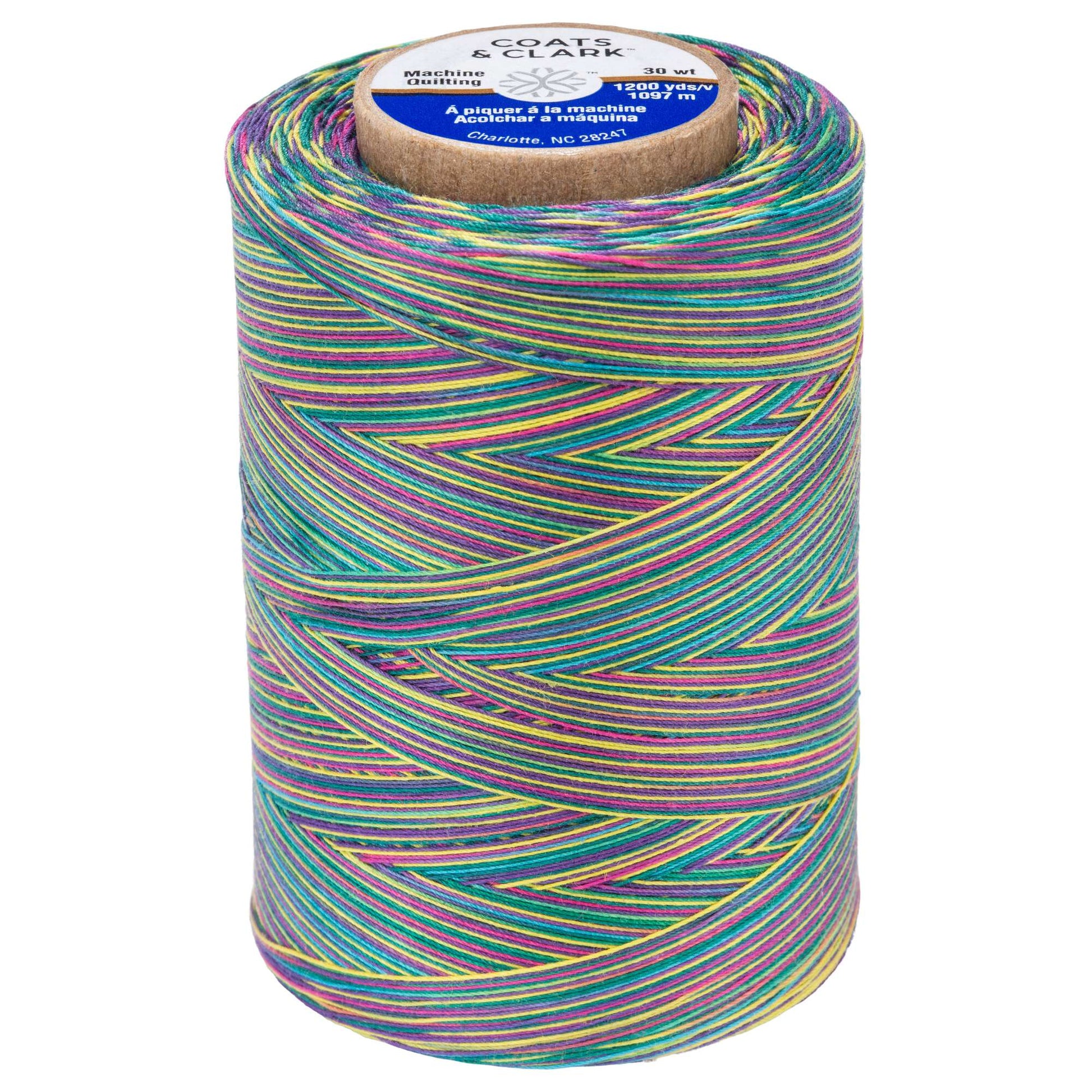 Coats & Clark Cotton Machine Quilting Multicolor Thread (1200 Yards) Jewels